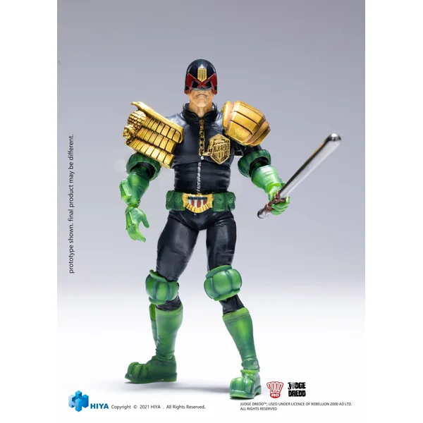 Judge Dredd figurine 1/18 Exquisite Mini 2000 AD Hiya Toys 10 cm