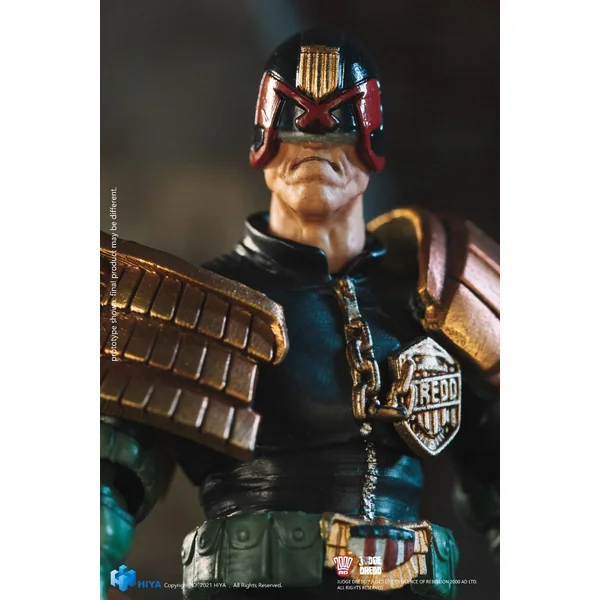 Judge Dredd figurine 1/18 Exquisite Mini 2000 AD Hiya Toys 10 cm