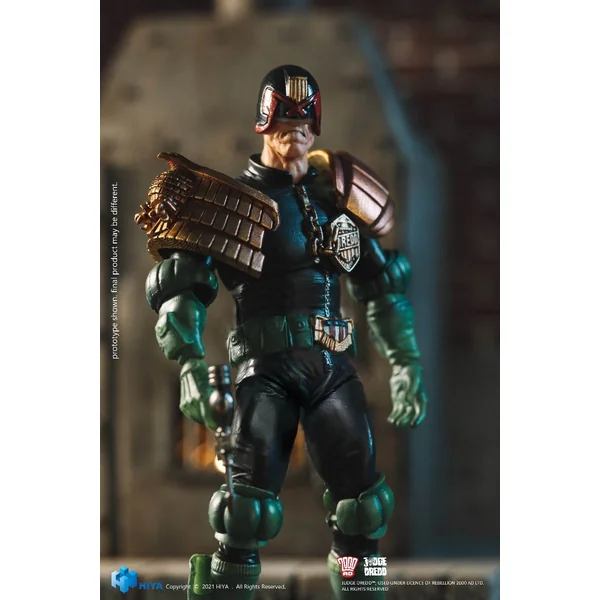Judge Dredd figurine 1/18 Exquisite Mini 2000 AD Hiya Toys 10 cm