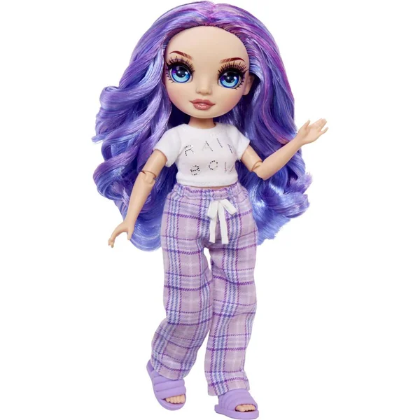 JUNIOR HIGH - POUPEE MANNEQUIN 22CM - VIOLET PYJAMA PARTY