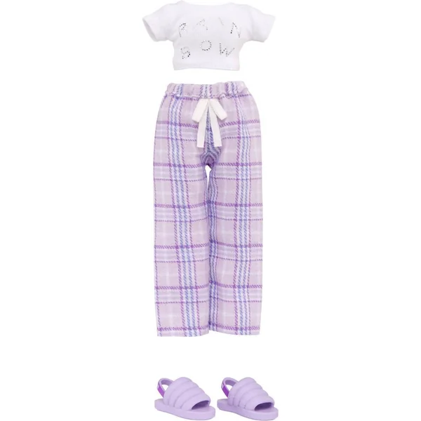 JUNIOR HIGH - POUPEE MANNEQUIN 22CM - VIOLET PYJAMA PARTY