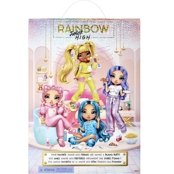 JUNIOR HIGH - POUPEE MANNEQUIN 22CM - VIOLET PYJAMA PARTY