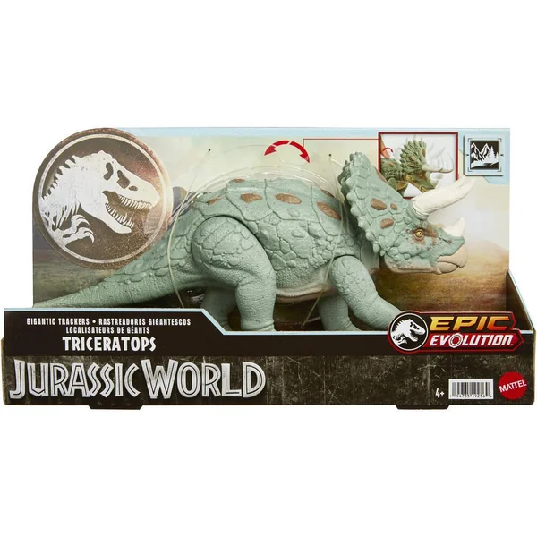 JURASSIC WORLD - TRICERATOPS GEANT MEGA ACTION 35 CM