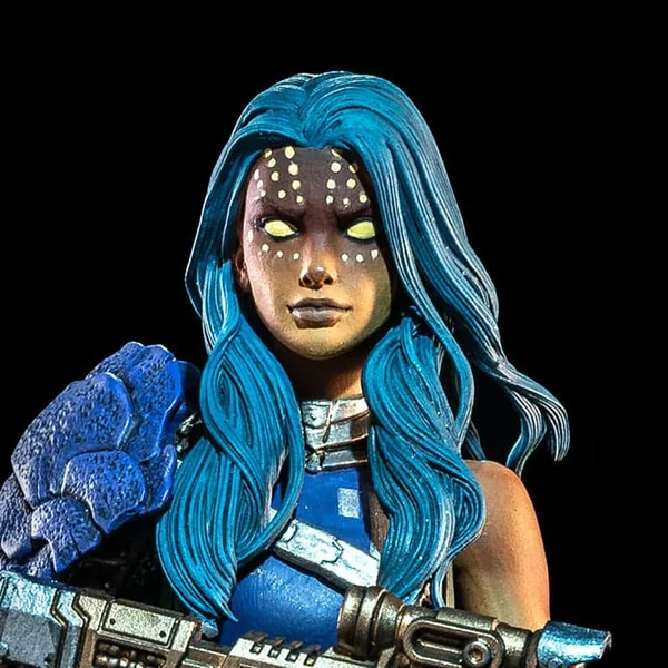 Kalian Shunn figurine Cosmic Legions Outpost Zaxxius Four Horsemen 15 cm