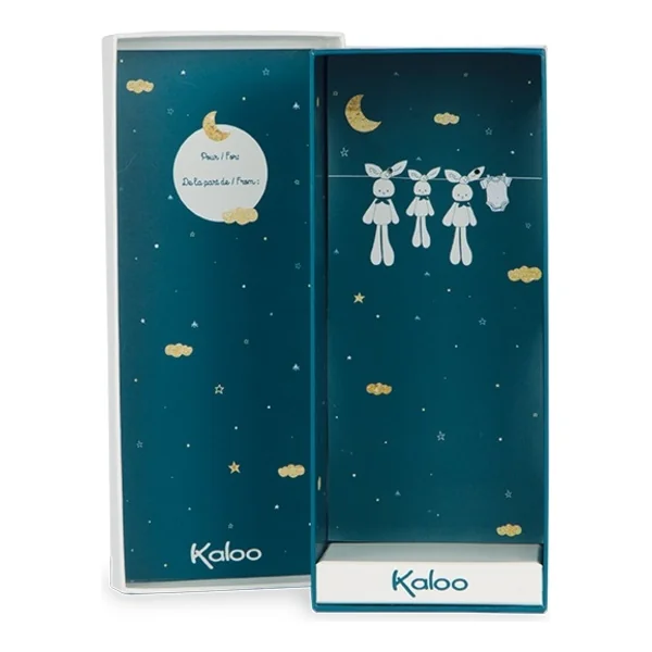 Kaloo Lapinoo Lapin en peluche avec longues oreilles terracotta 35 cm