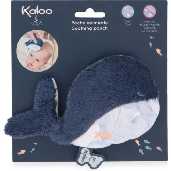 Kaloo Petit Calme Baleine en peluche avec coussin de lavande rafraîchissant apaisant 9 cm