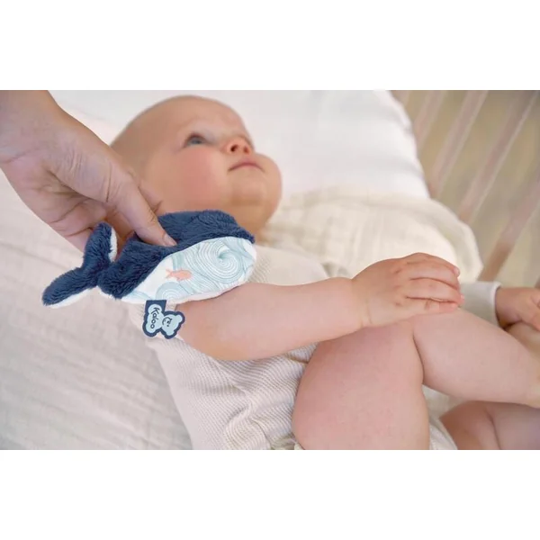Kaloo Petit Calme Baleine en peluche avec coussin de lavande rafraîchissant apaisant 9 cm