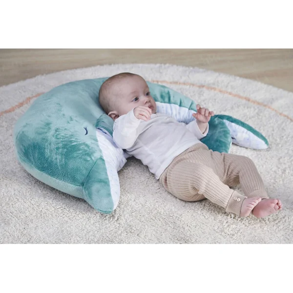 Kaloo Petit Calme Coussin de soutien à la lavande pour maman et bébé Dauphin 60 cm