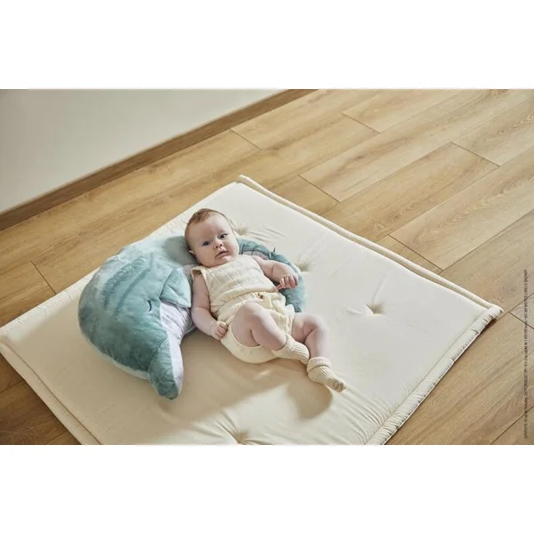 Kaloo Petit Calme Coussin de soutien à la lavande pour maman et bébé Dauphin 60 cm