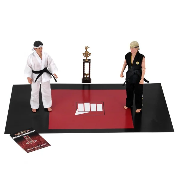 KARATE KID PACK 2 FIGURINES RETRO TOURNAMENT NECA 20 CM