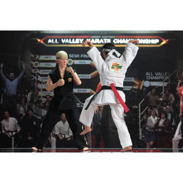 KARATE KID PACK 2 FIGURINES RETRO TOURNAMENT NECA 20 CM