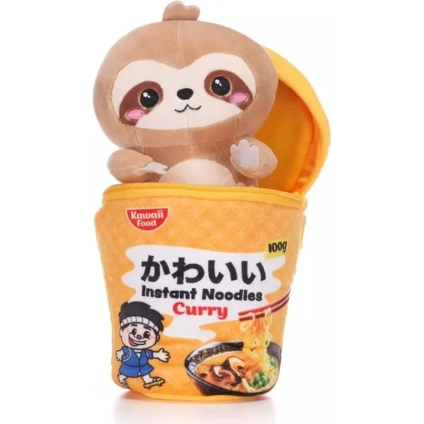 KAWAII NOODLE POTS Paresseux peluche 17cm