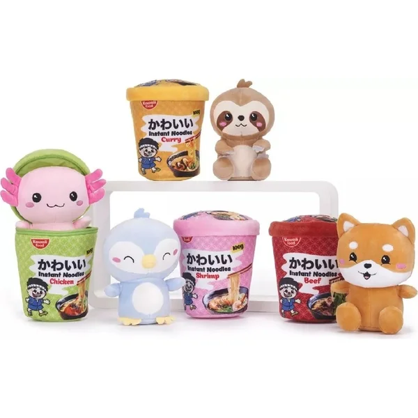 KAWAII NOODLE POTS Paresseux peluche 17cm