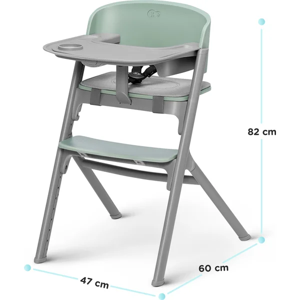 KINDERKRAFT Chaise haute LIVY Aster Pink