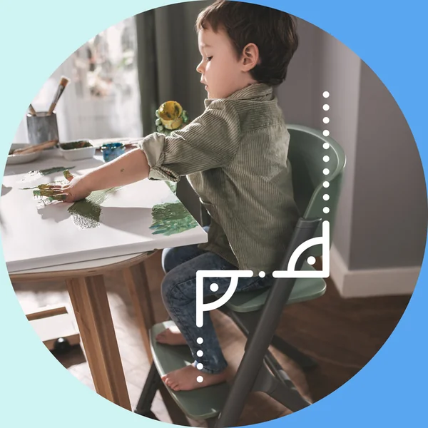 KINDERKRAFT Chaise haute LIVY Aster Pink