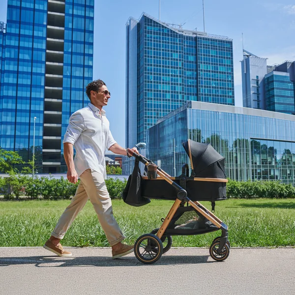 KINDERKRAFT Poussette combinée 3 en 1 Esme Pro Sand Beige