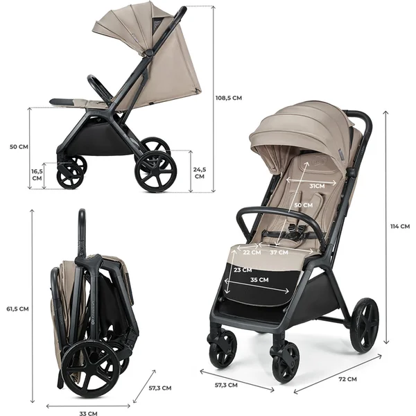 Kinderkraft Poussette sportive Loom Beige