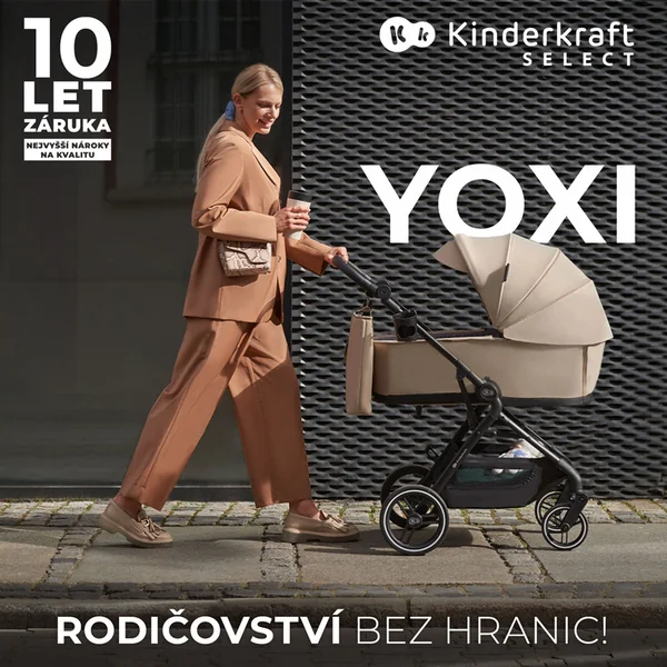 KINDERKRAFT SELECT Poussette combinée Yoxi 2en1 Sand Beige