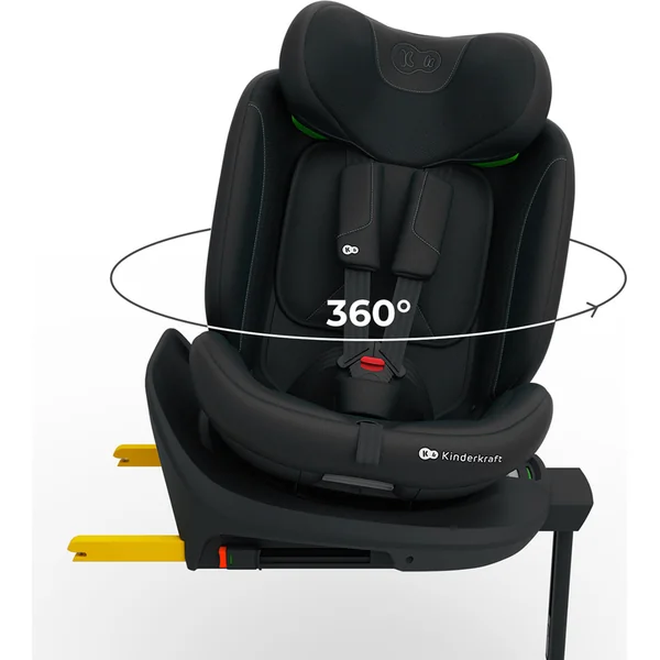 KINDERKRAFT Siège auto i-360 2 Plus (40-150 cm) Noir