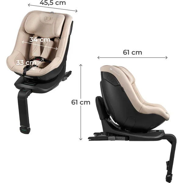 KINDERKRAFT Siège auto I-Guard Pro I-size (61–105 cm) Beige