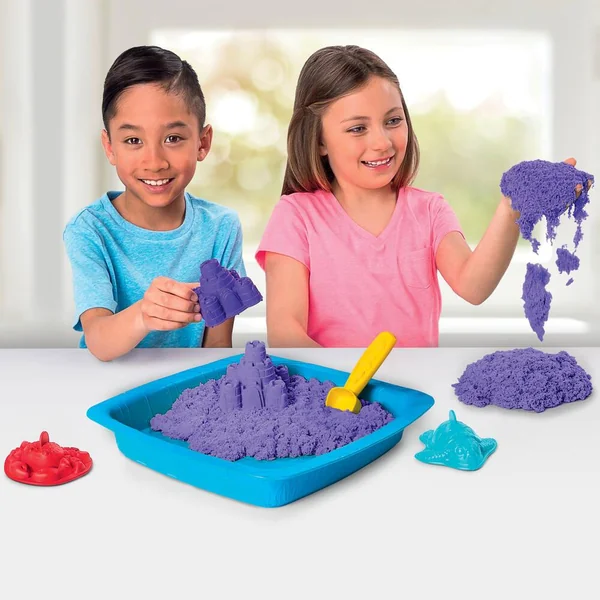 KINETIC SAND- COFFRET CHATEAU-BAC A SABLE