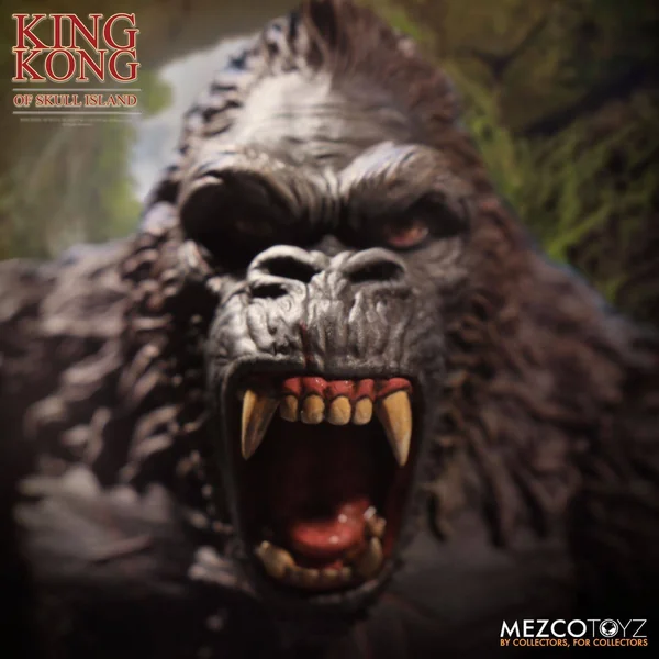 KING KONG FIGURINE KING KONG OF SKULL ISLAND MEZCO 18 CM