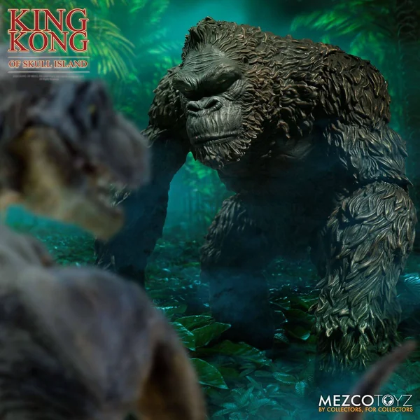 KING KONG FIGURINE KING KONG OF SKULL ISLAND MEZCO 18 CM