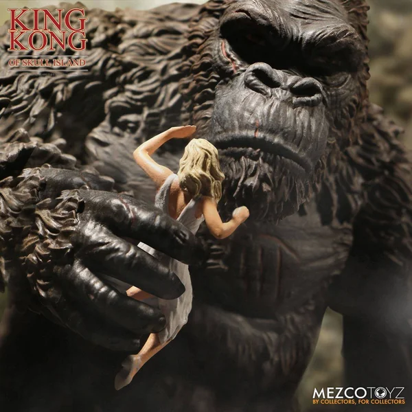 KING KONG FIGURINE KING KONG OF SKULL ISLAND MEZCO 18 CM