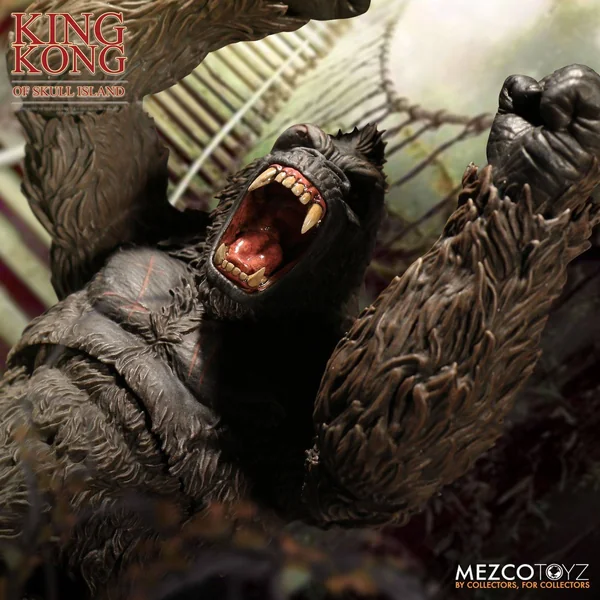 KING KONG FIGURINE KING KONG OF SKULL ISLAND MEZCO 18 CM