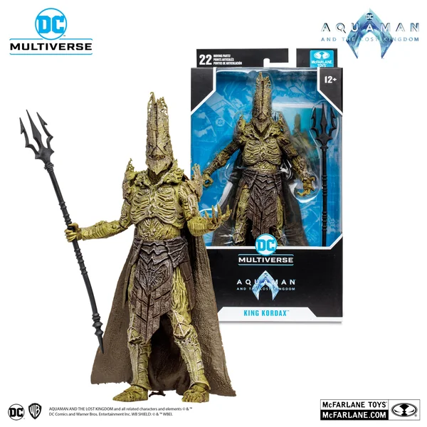King Kordax figurine DC Aquaman et le Royaume perdu McFarlane Toys 18 cm