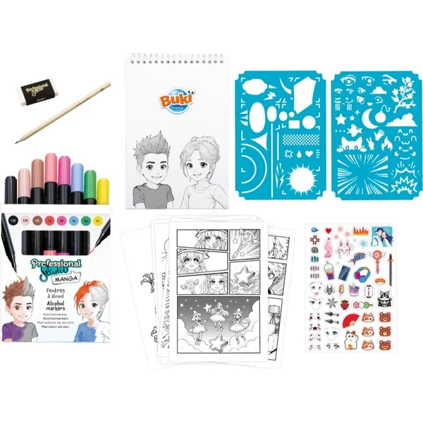 Kit créatif - Manga - création de ses propres bandes dessinées