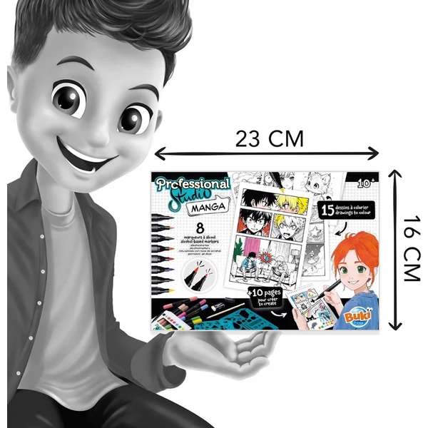 Kit créatif - Manga - création de ses propres bandes dessinées