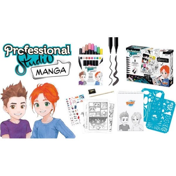 Kit créatif - Manga - création de ses propres bandes dessinées