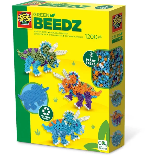 KIT DE PERLES A REPASSER TRICERATOPS