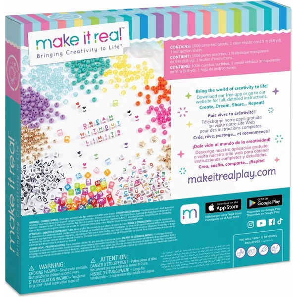 Kit de perles alphabet. Dis Oui!