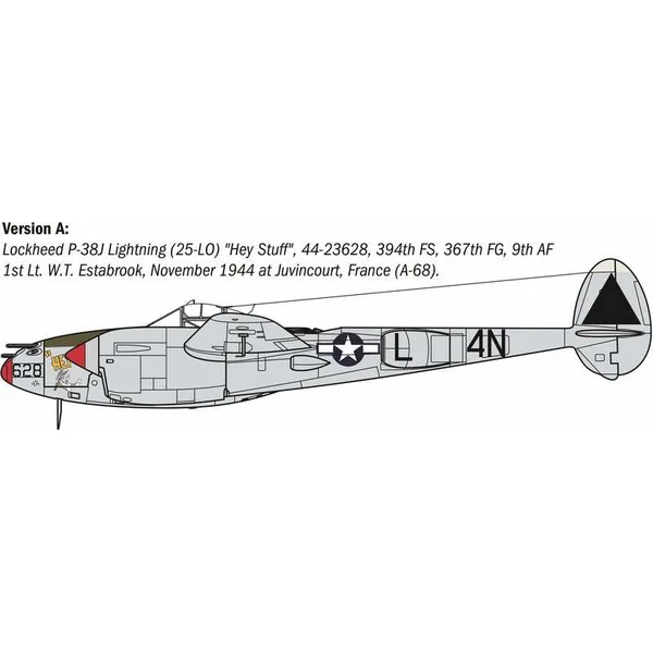Kit modèle avion 2834 - P-38J E.T.O. (1:48)