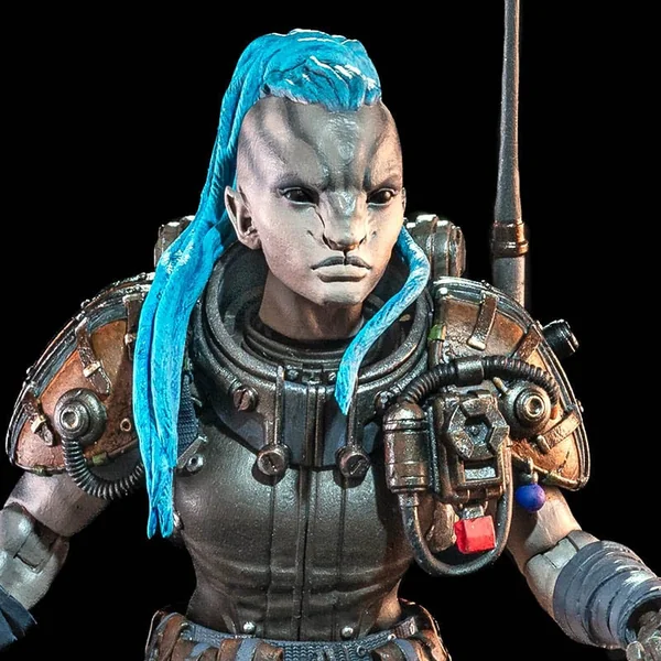 Kurnn Ray figurine Cosmic Legions OxKrewe Book One Thraxxon Four Horsemen 15 cm