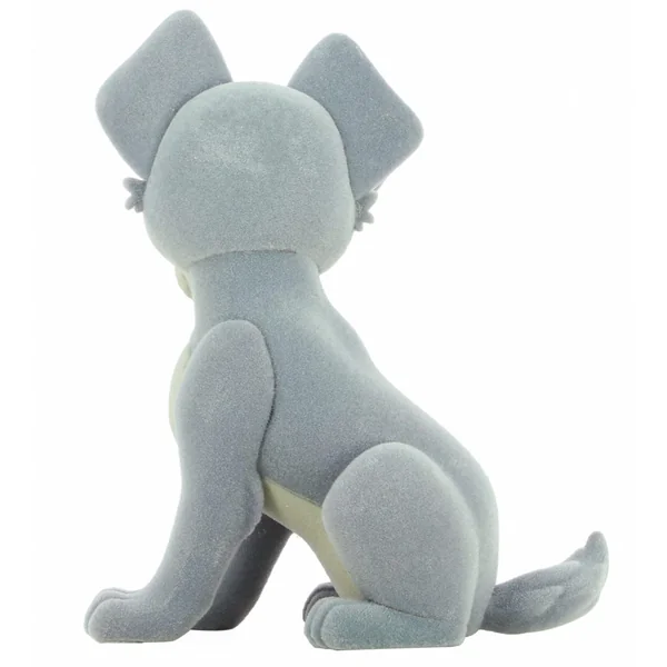 LA BELLE ET LE CLOCHARD: TRAMP, FLUFFY PUFFY - figurine en vinyle 7 cm