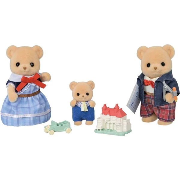 LA FAMILLE OURS BISCUIT -SYLVANIAN FAMILLES