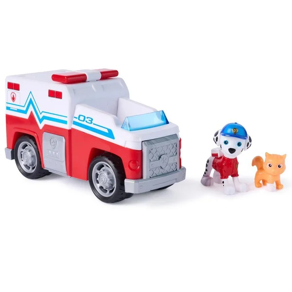 LA PAT' PATROUILLE -VEHICULE + FIGURINE SEARCH & RESCUE