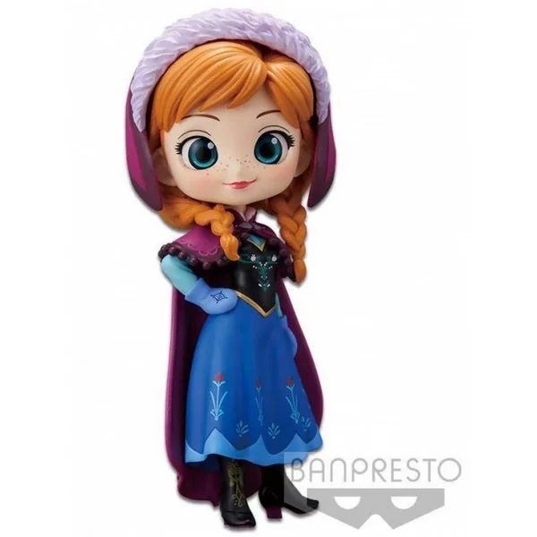 LA REINE DES NEIGES: ANNA, Q POSKET - figurine en vinyle 14 cm