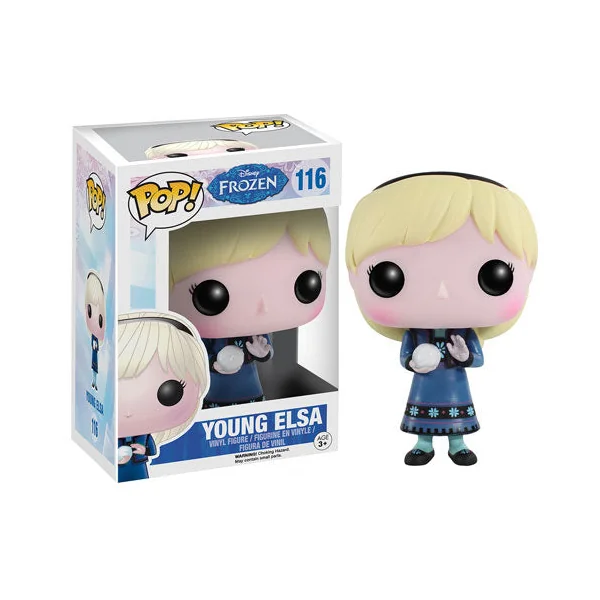 LA REINE DES NEIGES: YOUNG ELSA, FUNKO POP! - figurine vinyl 10 cm