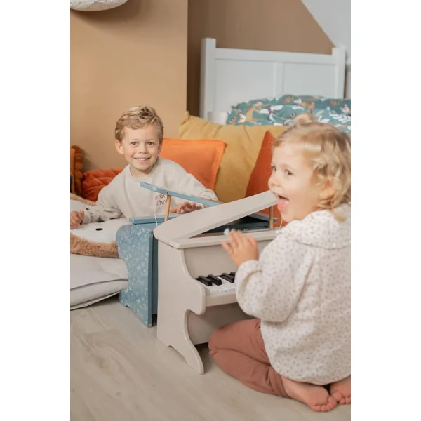 LABEL LABEL - PIANO EN BOIS - NOUGAT