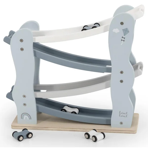 LABEL-LABEL - CIRCUIT VOITURES BOIS - BLEU