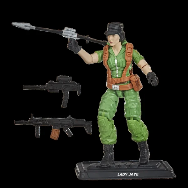 LADY JAYE FIGURINE G.I. JOE RETRO COLLECTION SERIES HASBRO