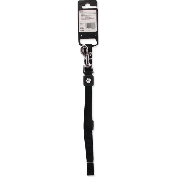 Laisse Active Dog Premium S noire 1,5x120cm