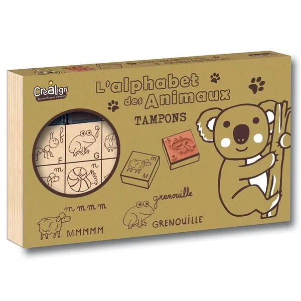 L'ALPHABET DES ANIMAUX - TAMPONS
