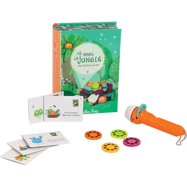 LAMPE A HISTOIRES LIVRE DANS LA JUNGLE