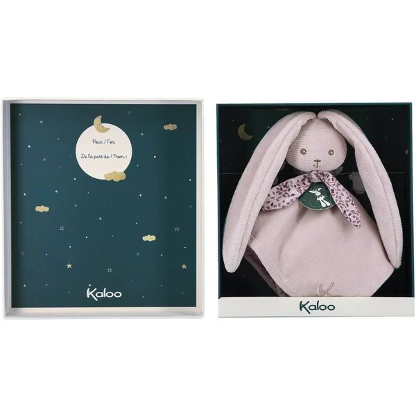 LAPINOO - DOUDOU LAPIN ROSE 30 CM