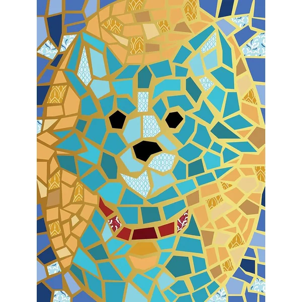 L'ART A LA MANIERE DE GAUDI - MOSAÏQUES ANIMAUX - POCHETTE AVEC ACCESSOIRES